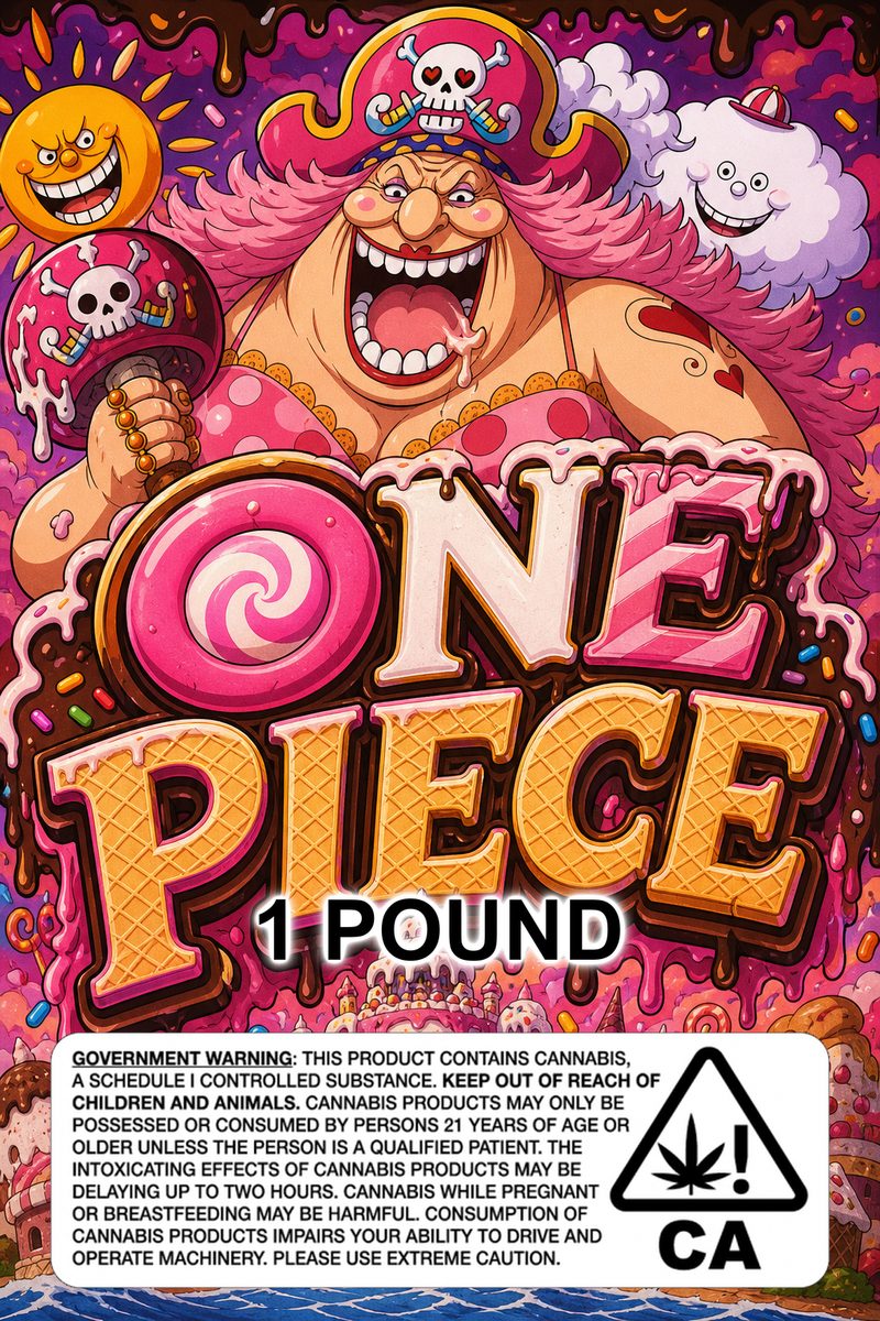 One piece custom 6x9 pound bag sticker / turkey-bag flavor label