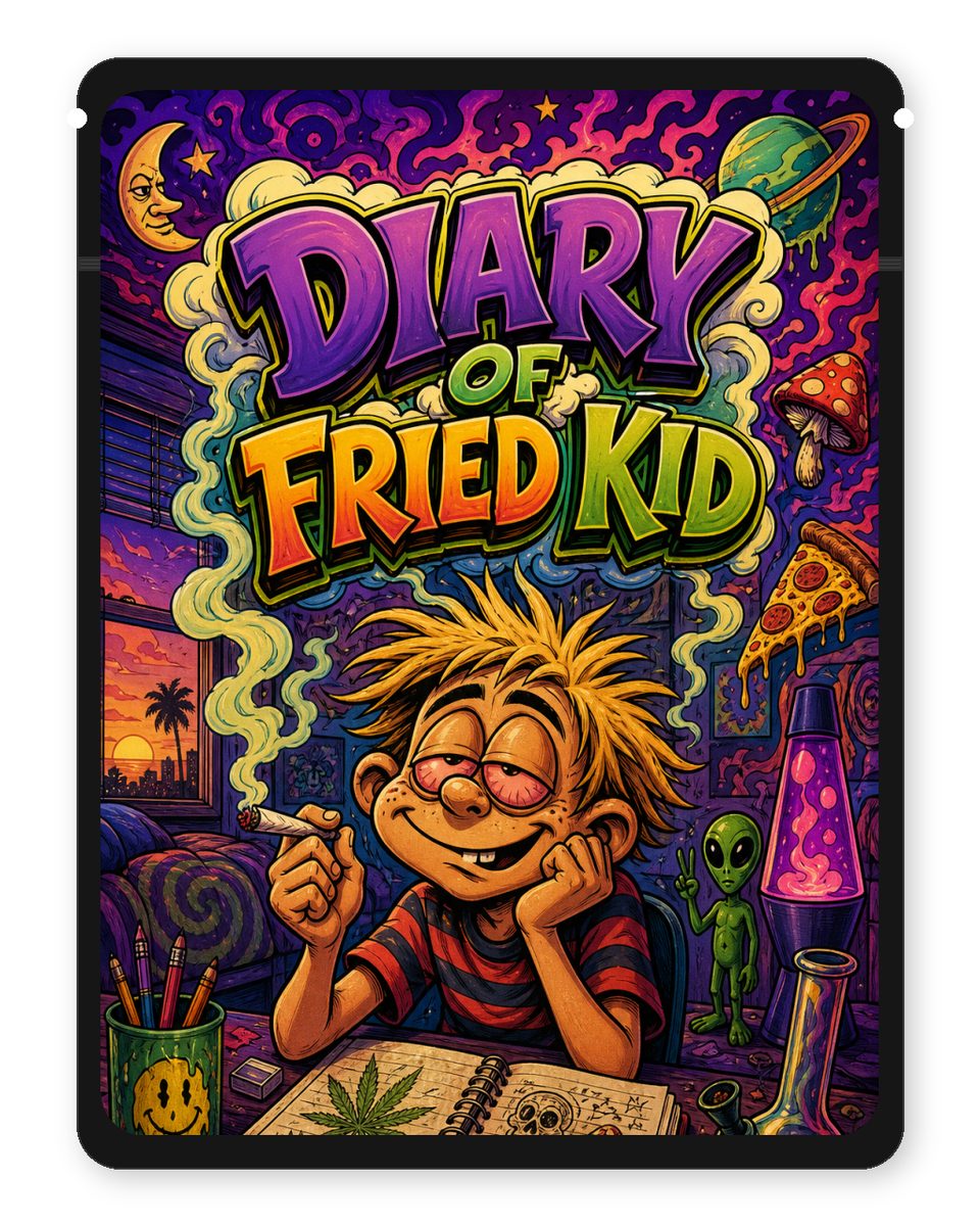 Diary Of Fried Kid Design 2 (front)