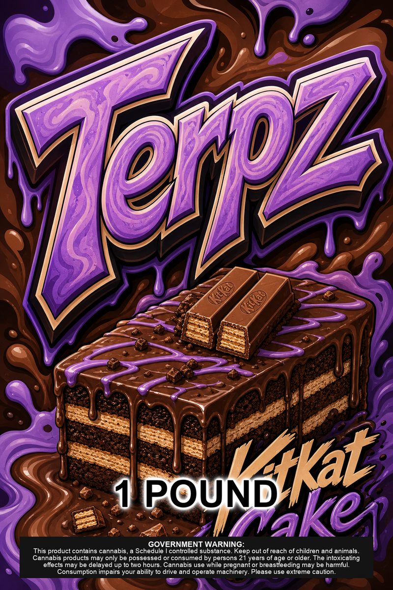 Terpz custom 6x9 pound bag sticker / turkey-bag flavor label