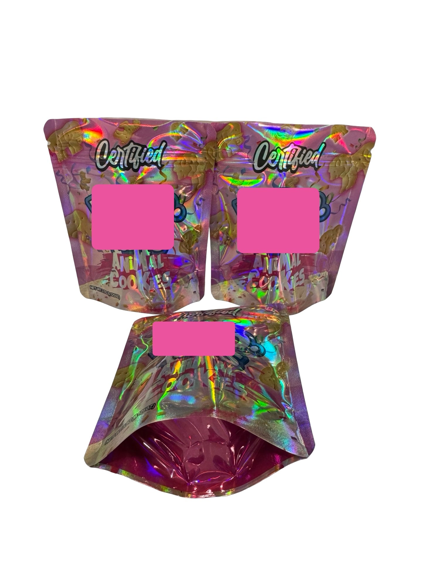 Animal Cookies Pop Tartz Mylar Bags 3.5g Certified (Only $0.21 Each) — 3.5g pre‑printed mylar bag — overview (front, back & …