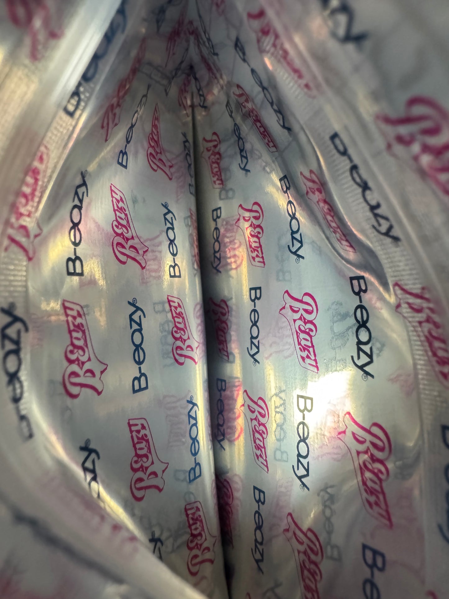 B-Eazy Composition Book 3.5g Mylar Bag B-Eazy Buds interior