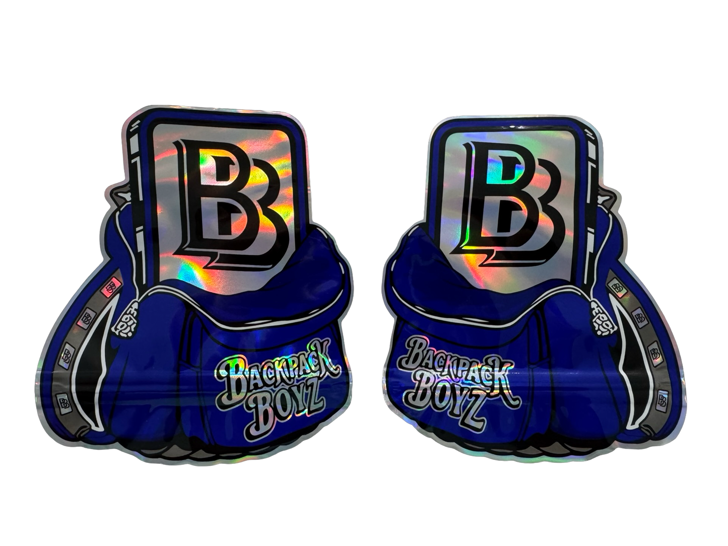 Backpack Boyz (blue) Mylar Bags 3.5g Backpack Boyz