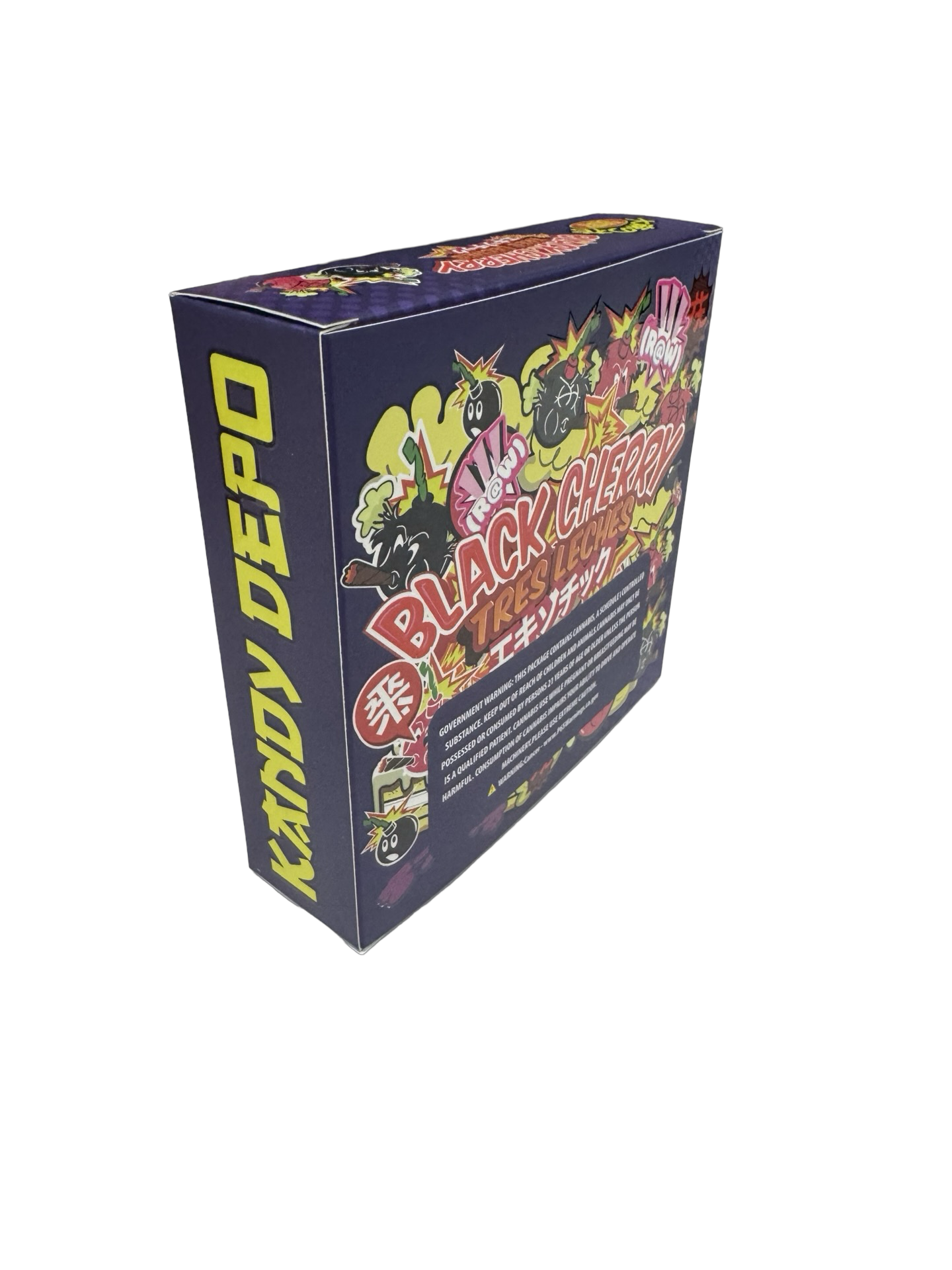 Black Cherry Tres Leches 3.5g Mylar Bags & Boxes Kandy Depot