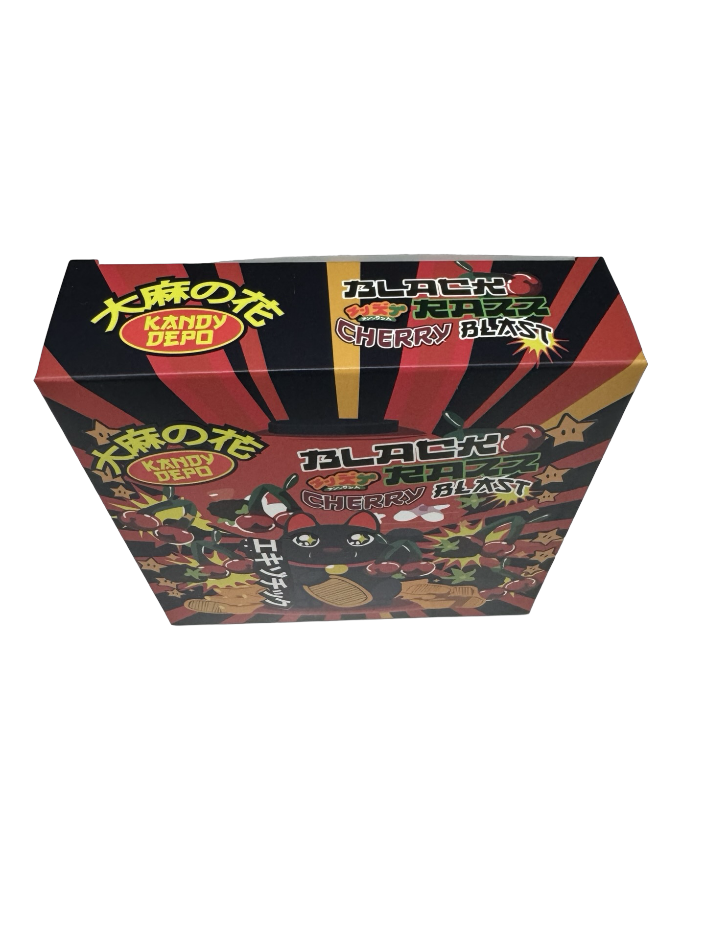 Black Razz Cherry Blast 3.5g Mylar Bags & Boxes Kandy Depot