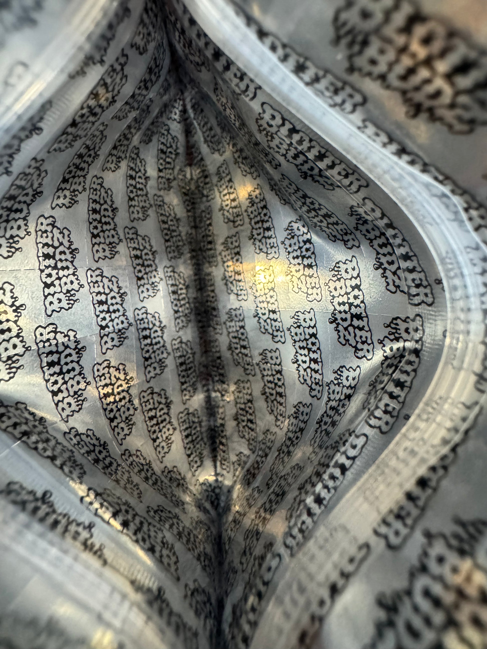 Blotter Budz Mylar Bags 3.5g interior print