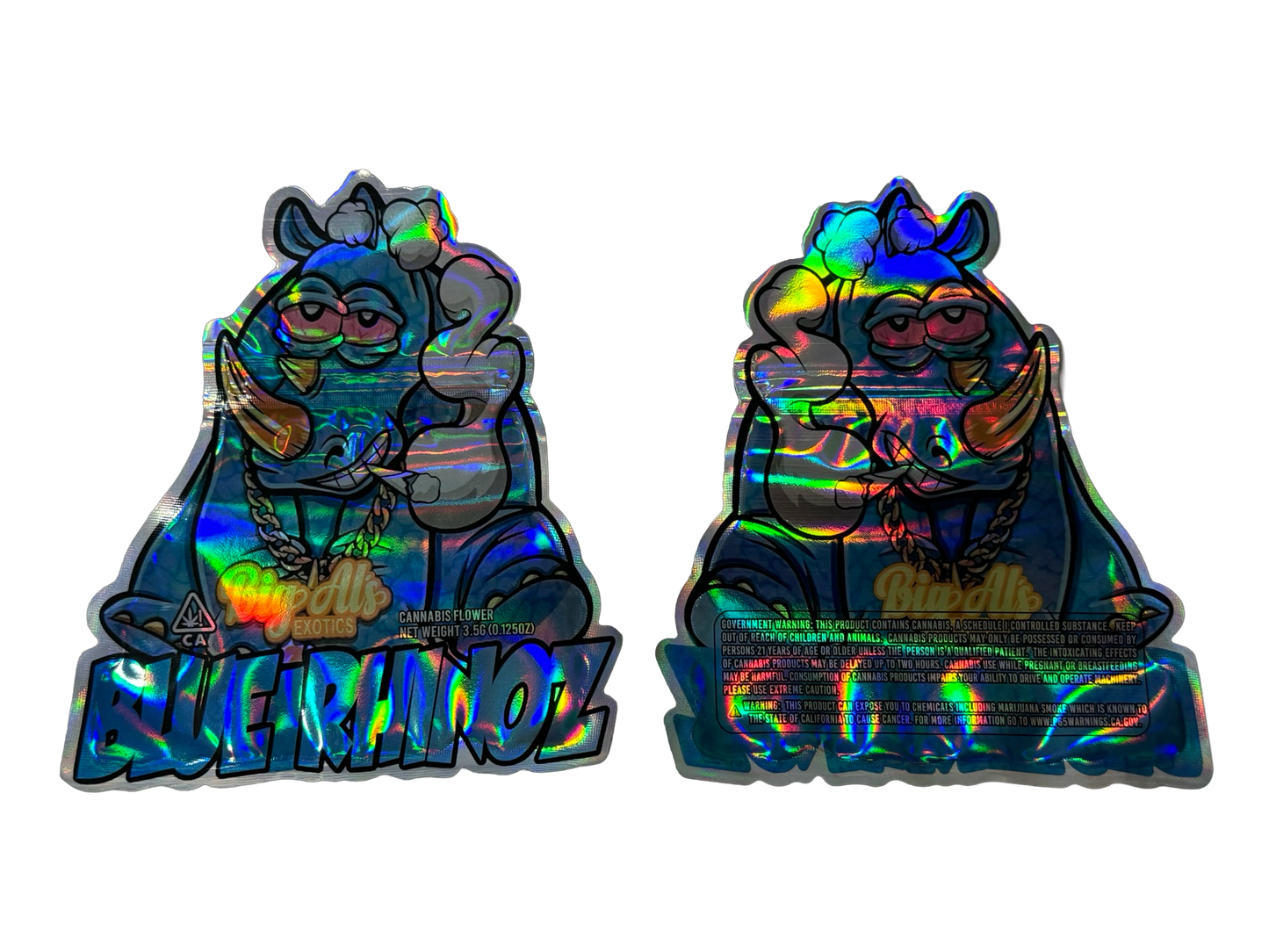 Blue Rhinoz Mylar Bags 3.5g Big Al’s