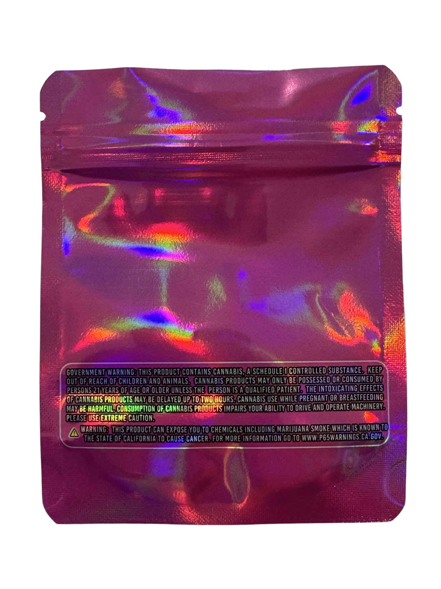 Blue Znow Cone Mylar Bags 3.5g SherbMoney
