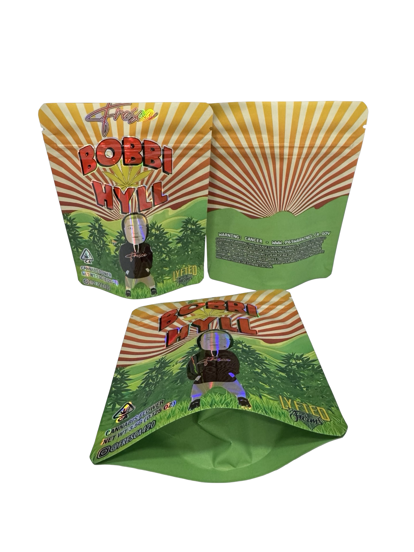 Bobbi Hyll Mylar Bags 3.5g Fresca