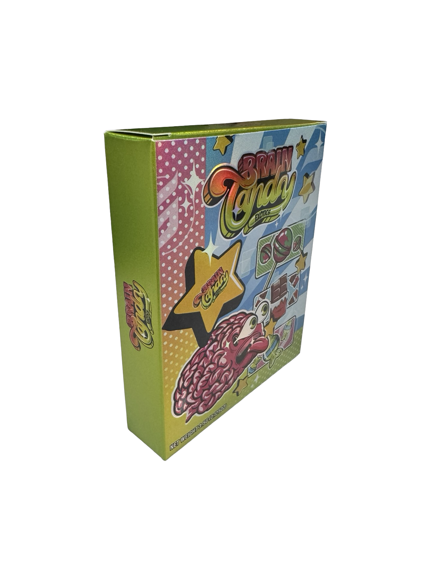 Brain Candy Exotics 3.5g Mylar Bags & Boxes Brain Candy Exotics