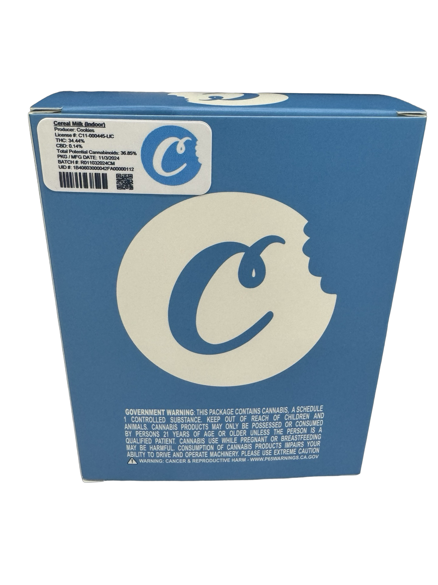 Cereal Mill 3.5g Mylar Bags & Boxes Cookies