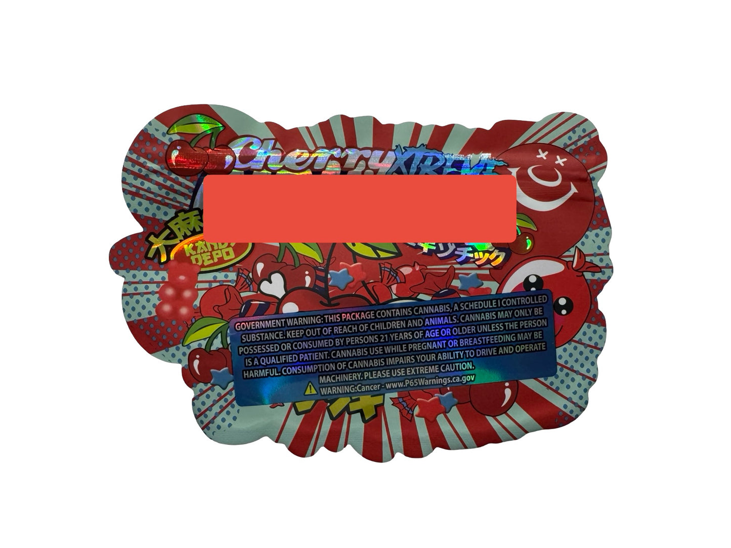Cherry Extreme Zirheadz Mylar Bags 3.5g Kandy Depo