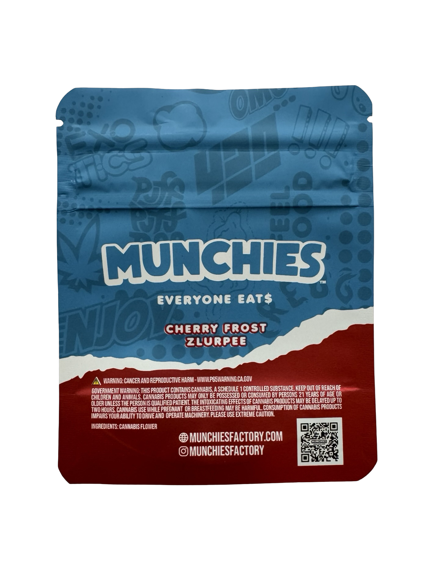 Cherry Frost Zlurpee Mylar Bags 3.5g Munchies