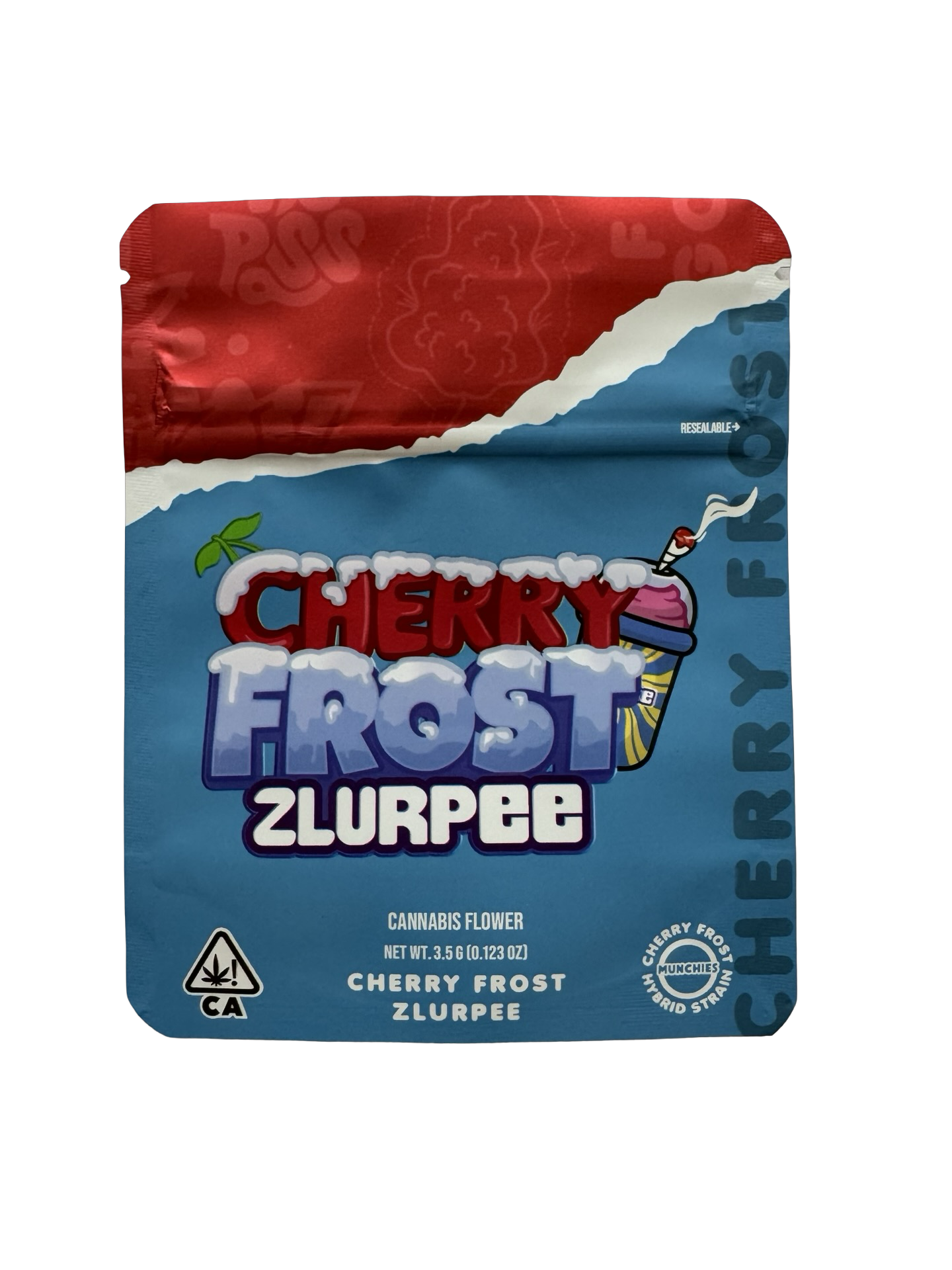 Cherry Frost Zlurpee Mylar Bags 3.5g Munchies