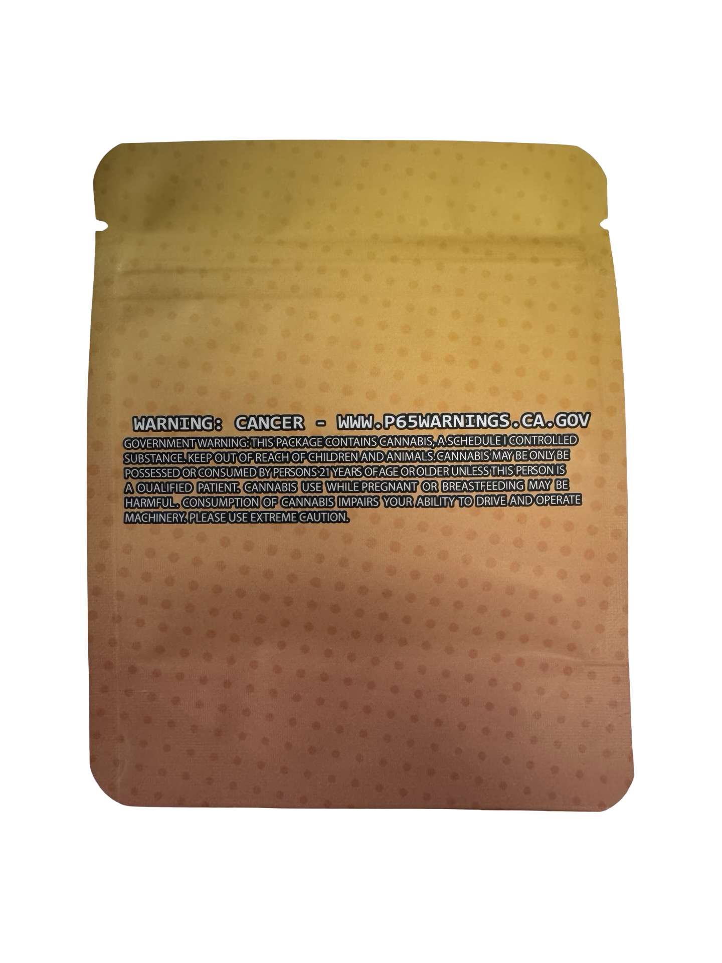 Cherry Guava Gelato 3.5g Mylar Bags High Tolerance back