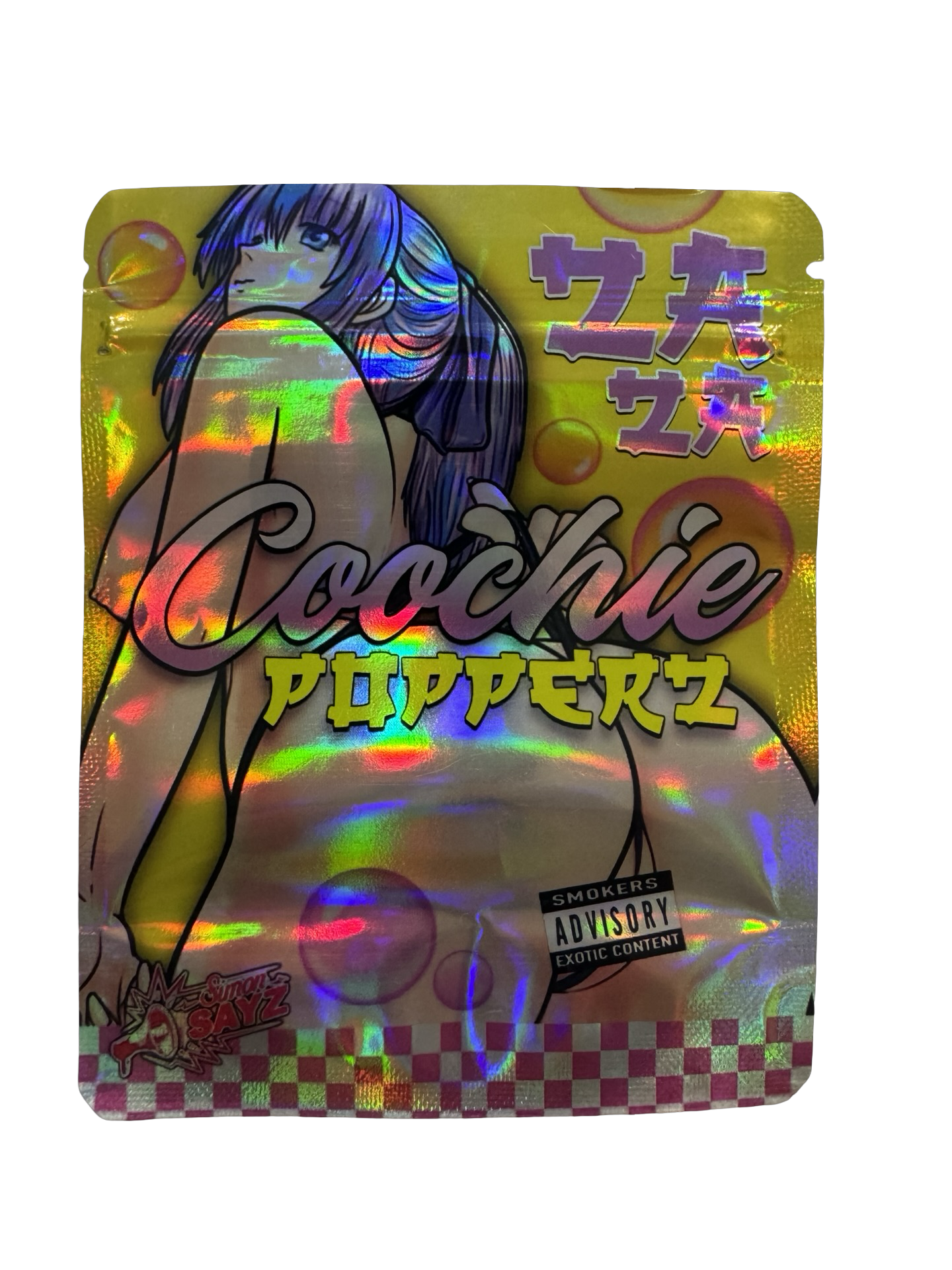 Coochie Popperz Mylar Bags 3.5g Simon Sayz