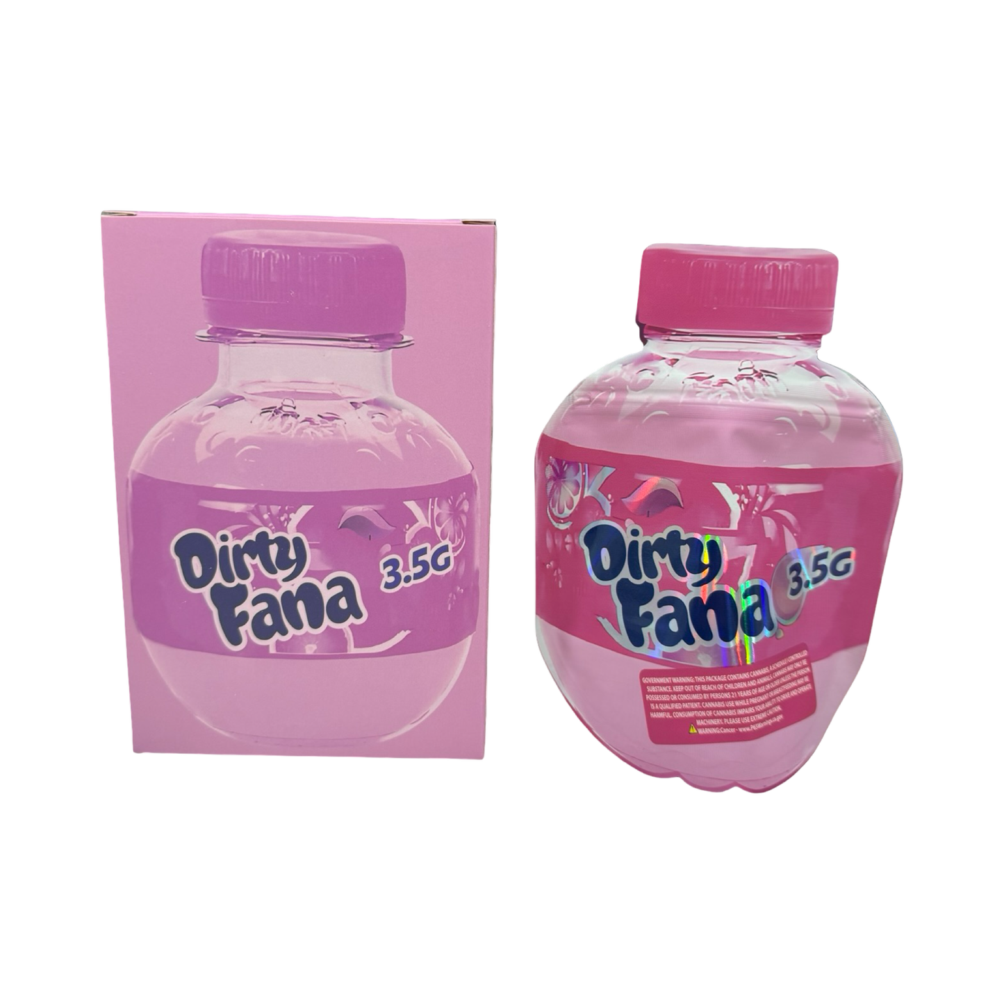 Dirty Fana 3.5g Mylar Bags & Boxes High Tolerance