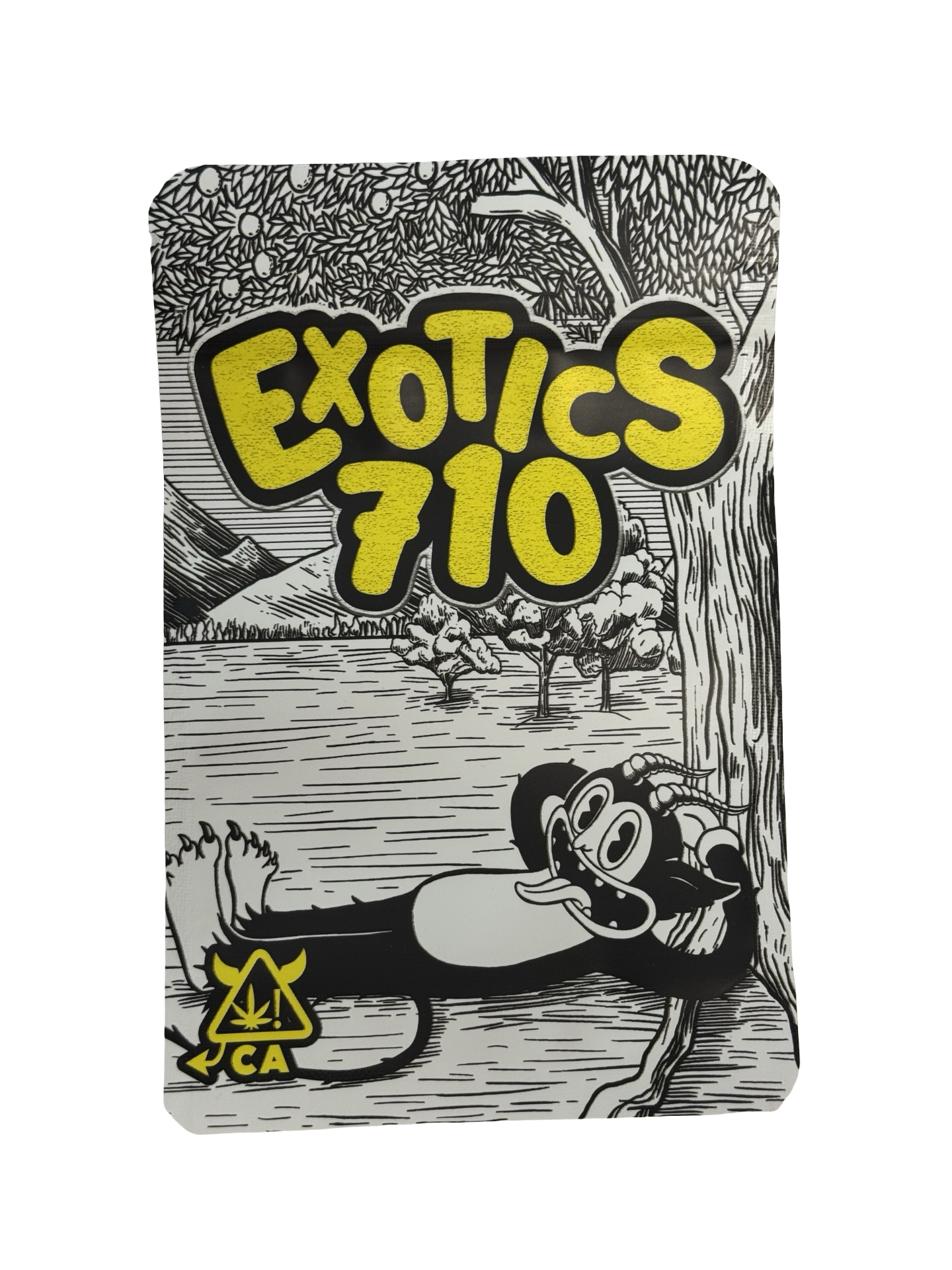 Exotics 710 Mylar Bags 3.5g front