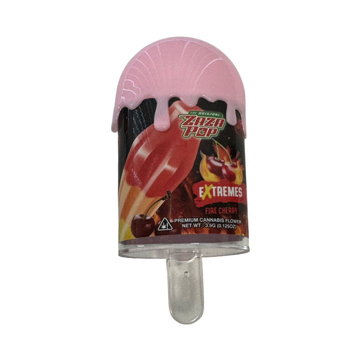 Fire Cherry Popsicle Jar 3.5g Zaza Pop front