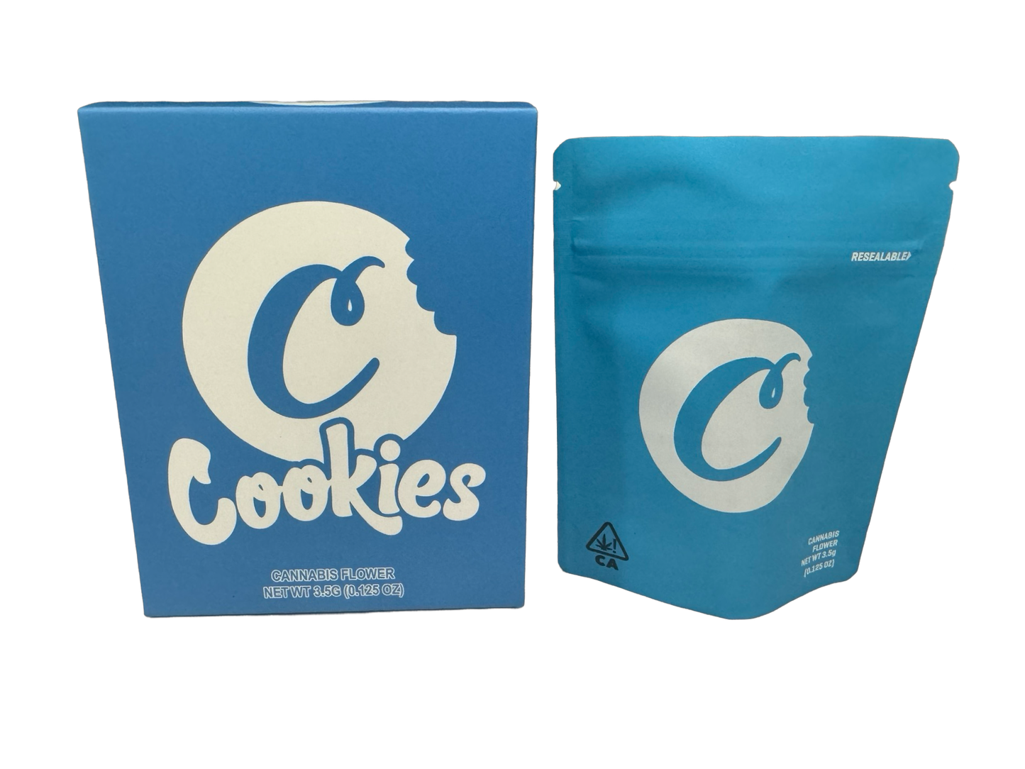 Flagship Bag (Custom Strain) 3.5g Mylar Bags & Boxes Cookies