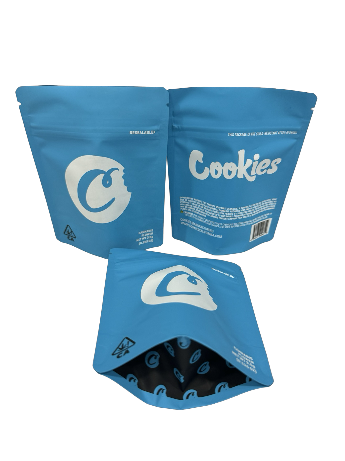 Flagship Bag (Custom Strain) 3.5g Mylar Bags & Boxes Cookies