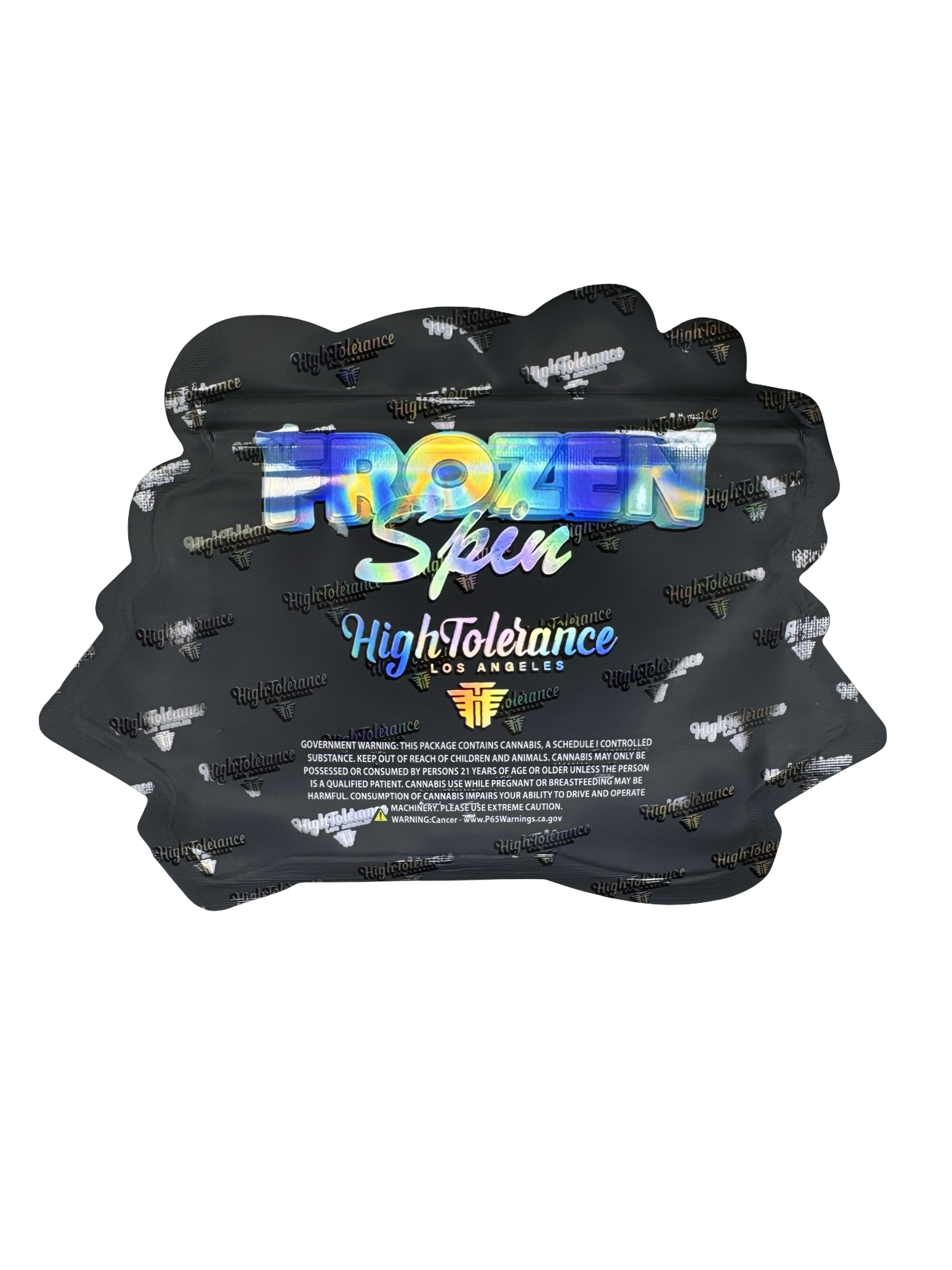 Frozen Spin 3.5g Mylar Bags High Tolerance back
