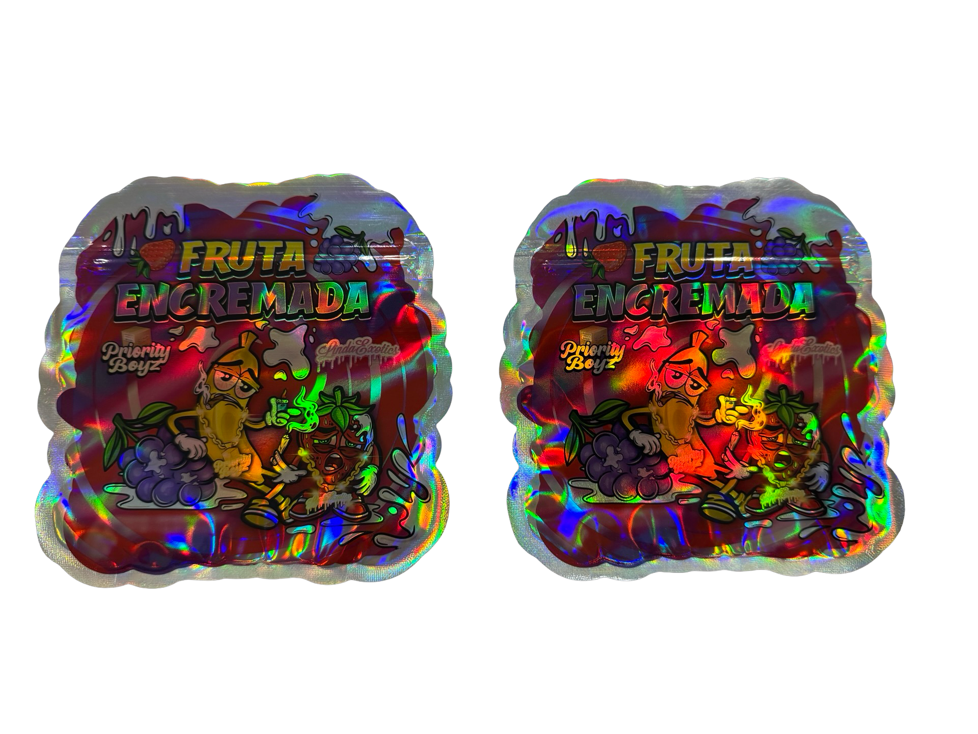 Fruta Encremada Mylar Bags 3.5g Priority Boyz (Only $0.21 Each) — 3.5g pre‑printed mylar bag — front