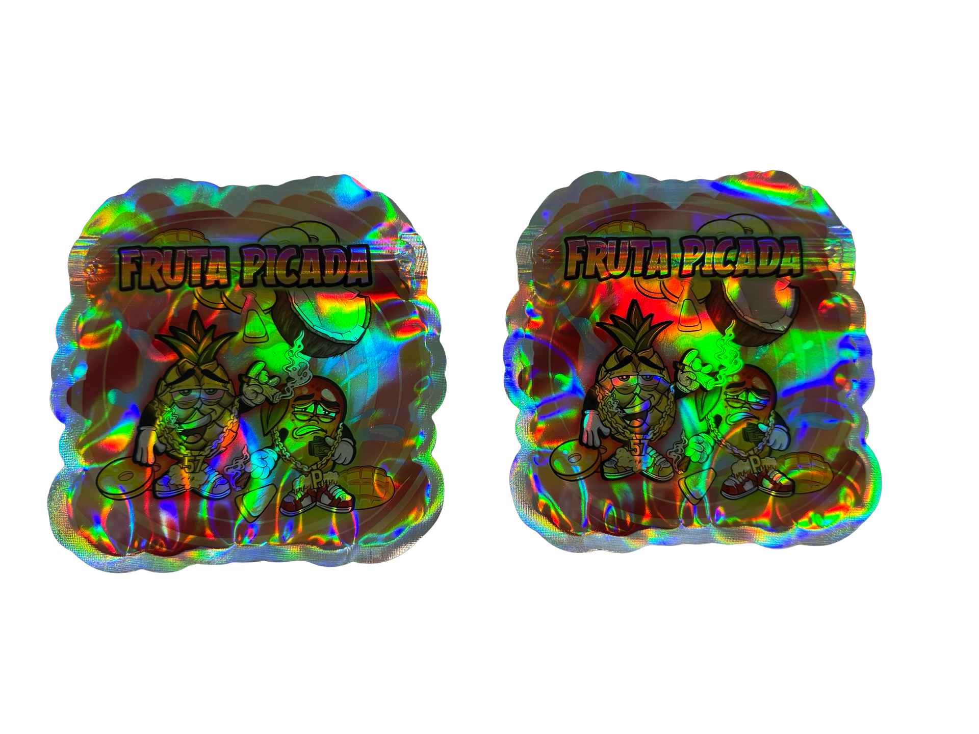 Fruta Picada Mylar Bags 3.5g Priority Boyz (Only $0.21 Each) — 3.5g pre‑printed mylar bag — front