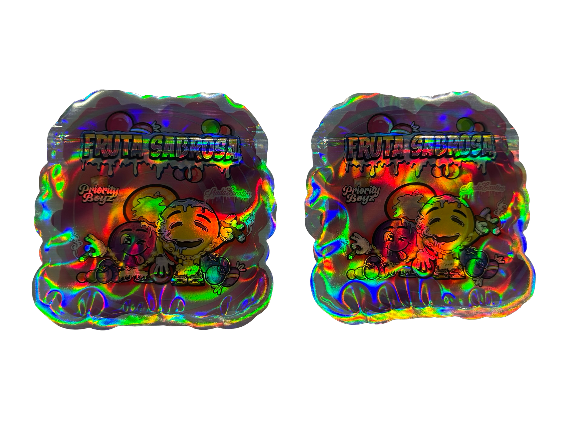 Fruta Sabrosa Mylar Bags 3.5g Priority Boyz (Only $0.21 Each) — 3.5g pre‑printed mylar bag — front