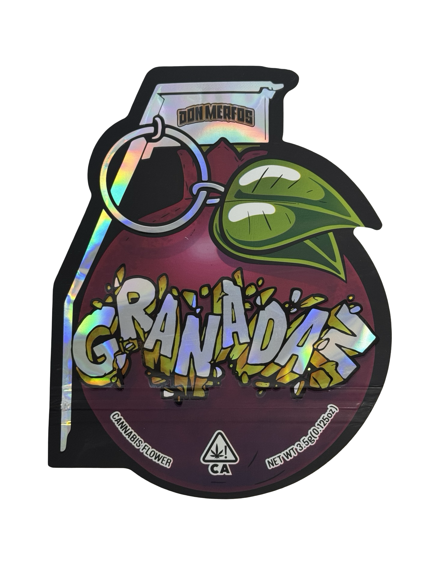 Granadaz 3.5g Mylar Bags Don Merfos front