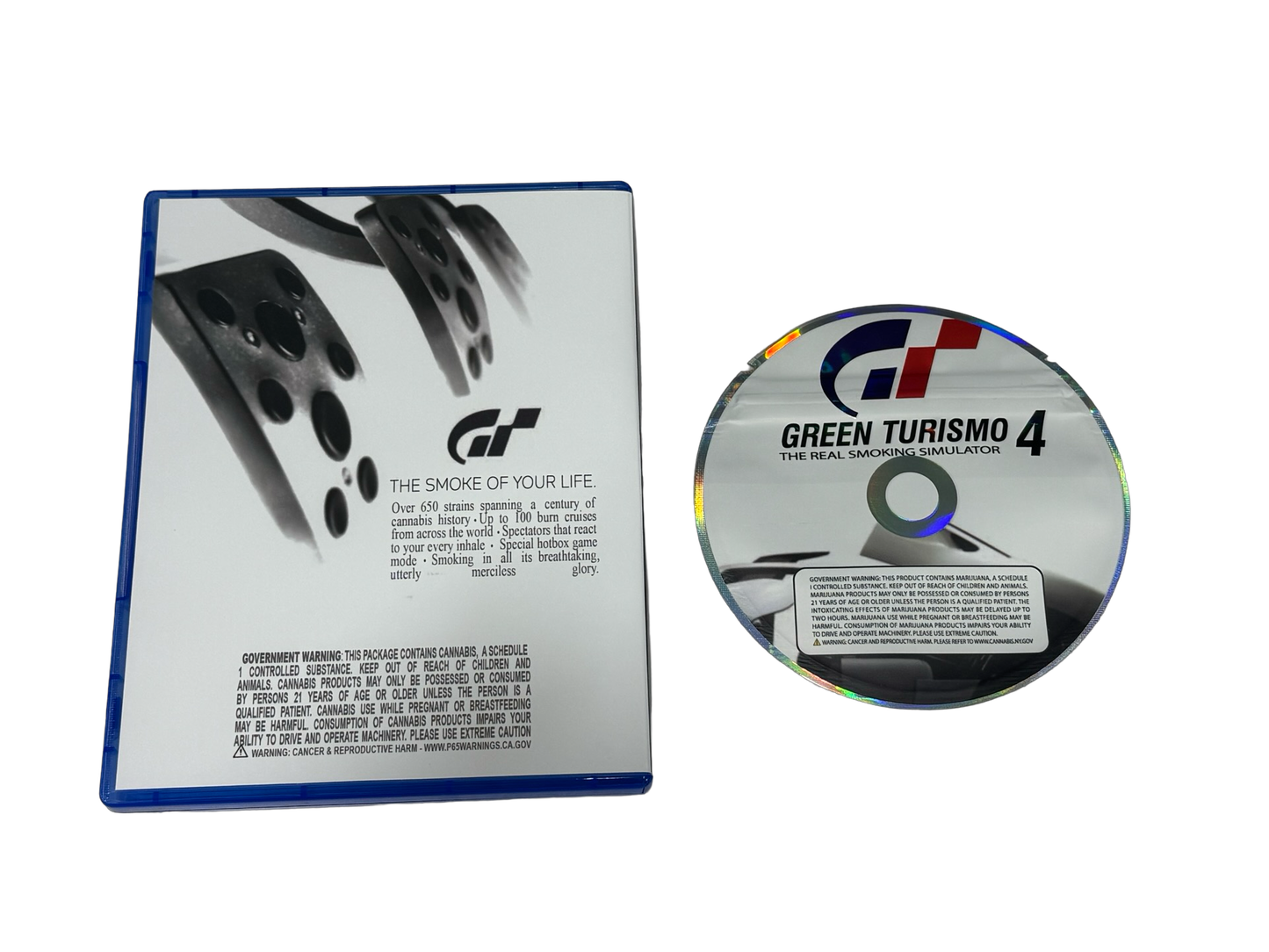 Green Turismo 4 3.5g Mylar Bag & DVD Case GasStation 2