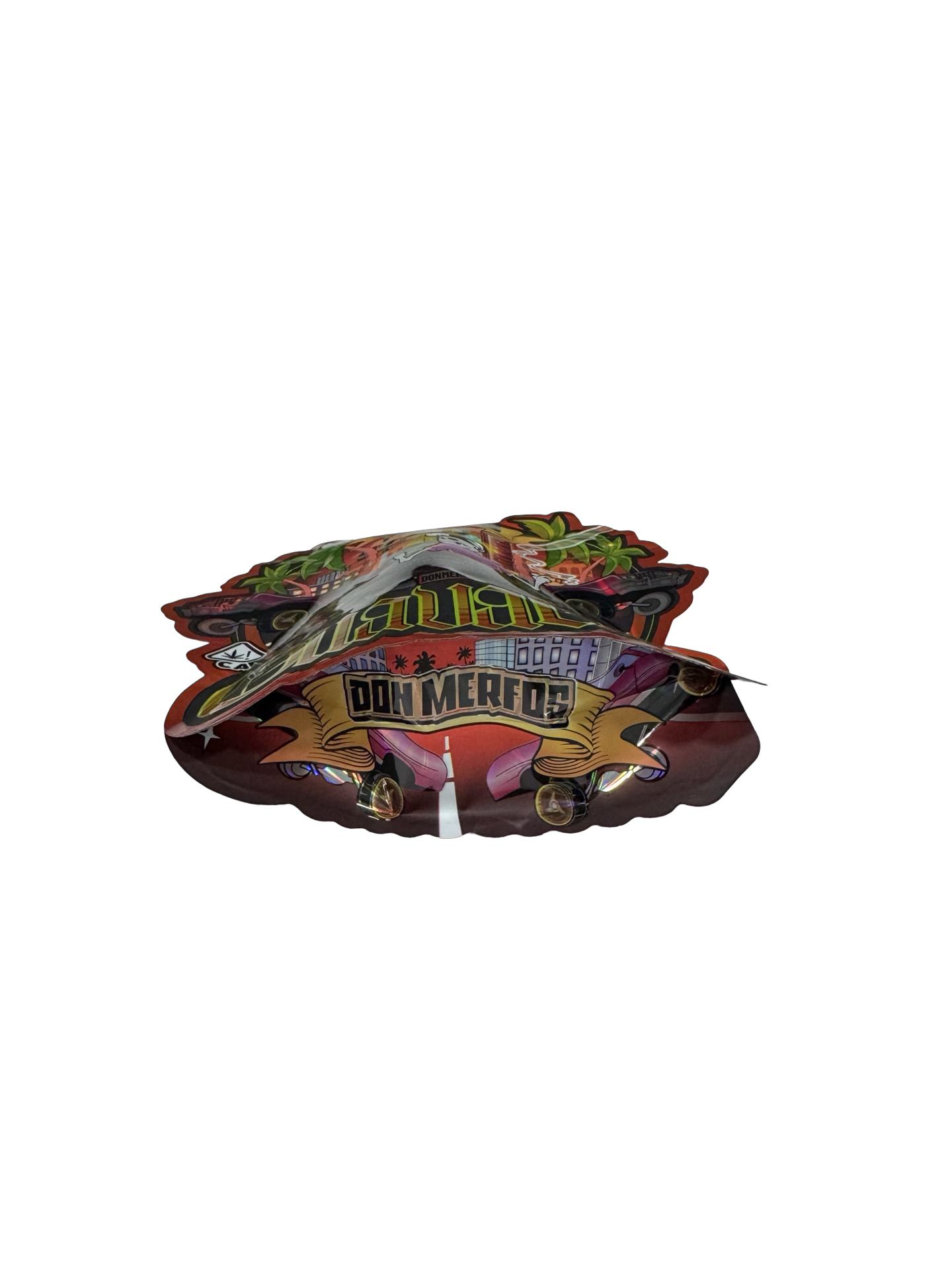Guavacito 3 5G Mylar Bags Boxes Don Merfos — 3.5g pre‑printed mylar bag — detail