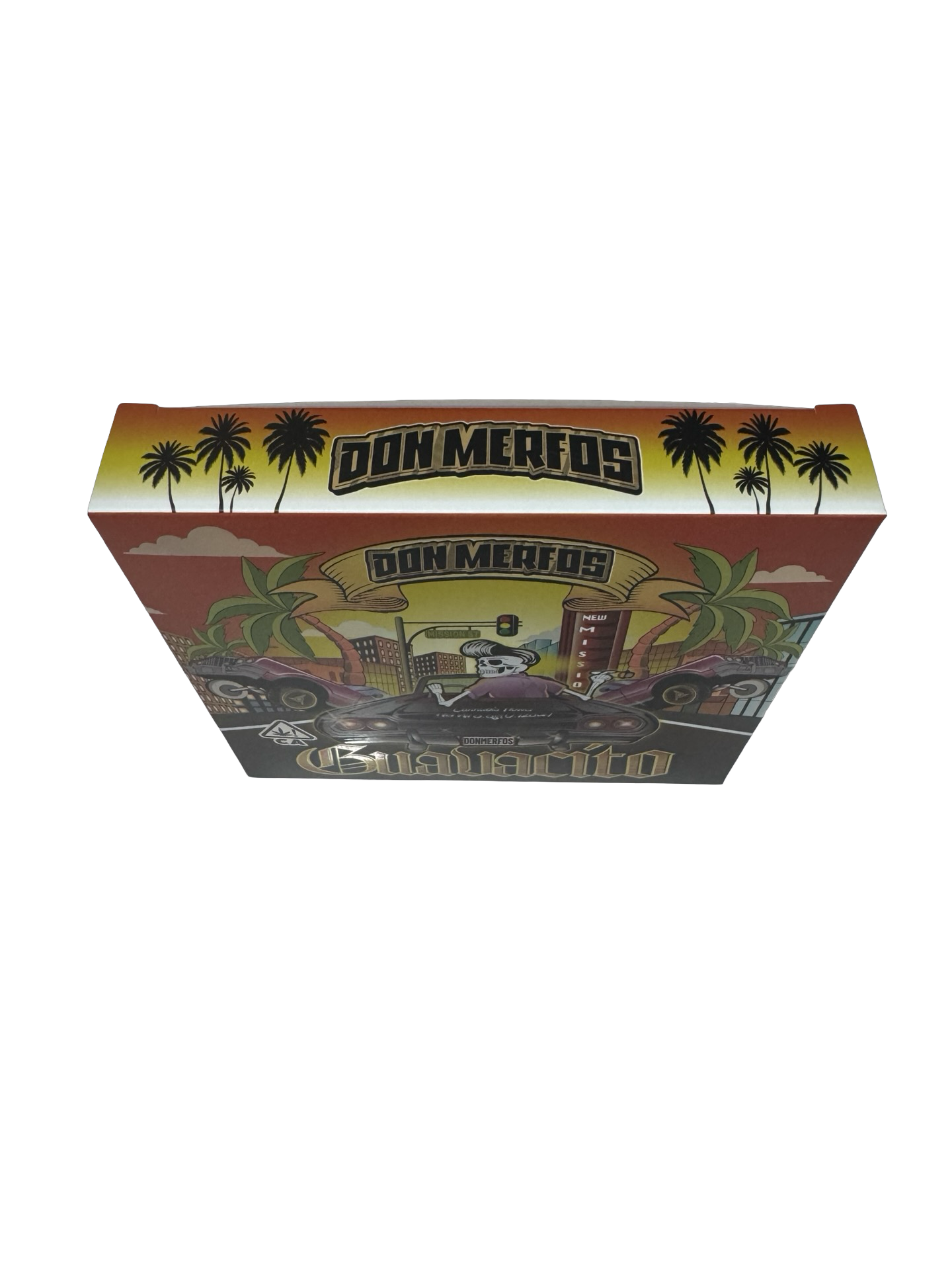 Guavacito 3 5G Mylar Bags Boxes Don Merfos — 3.5g pre‑printed mylar bag — detail