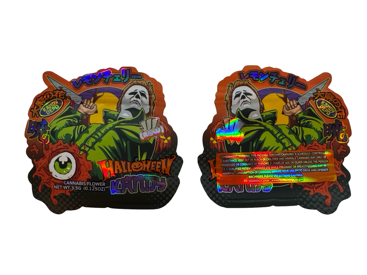 Halloween Kandy Mylar Bags 3.5g Kandy Depo
