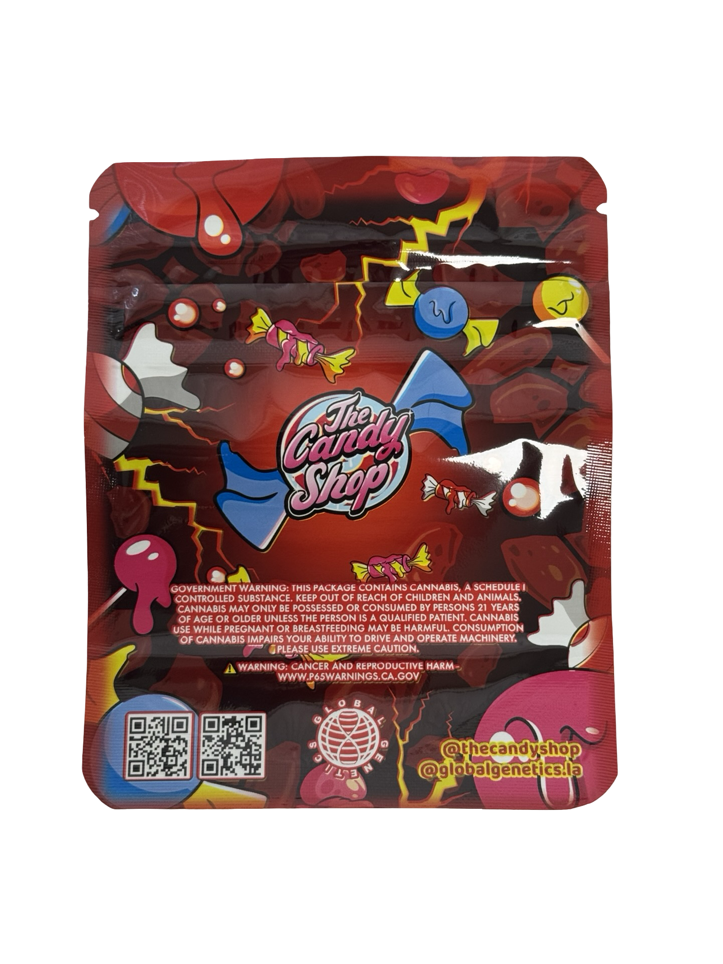 Heatwave Mylar Bags 3.5g The Candy Shop back