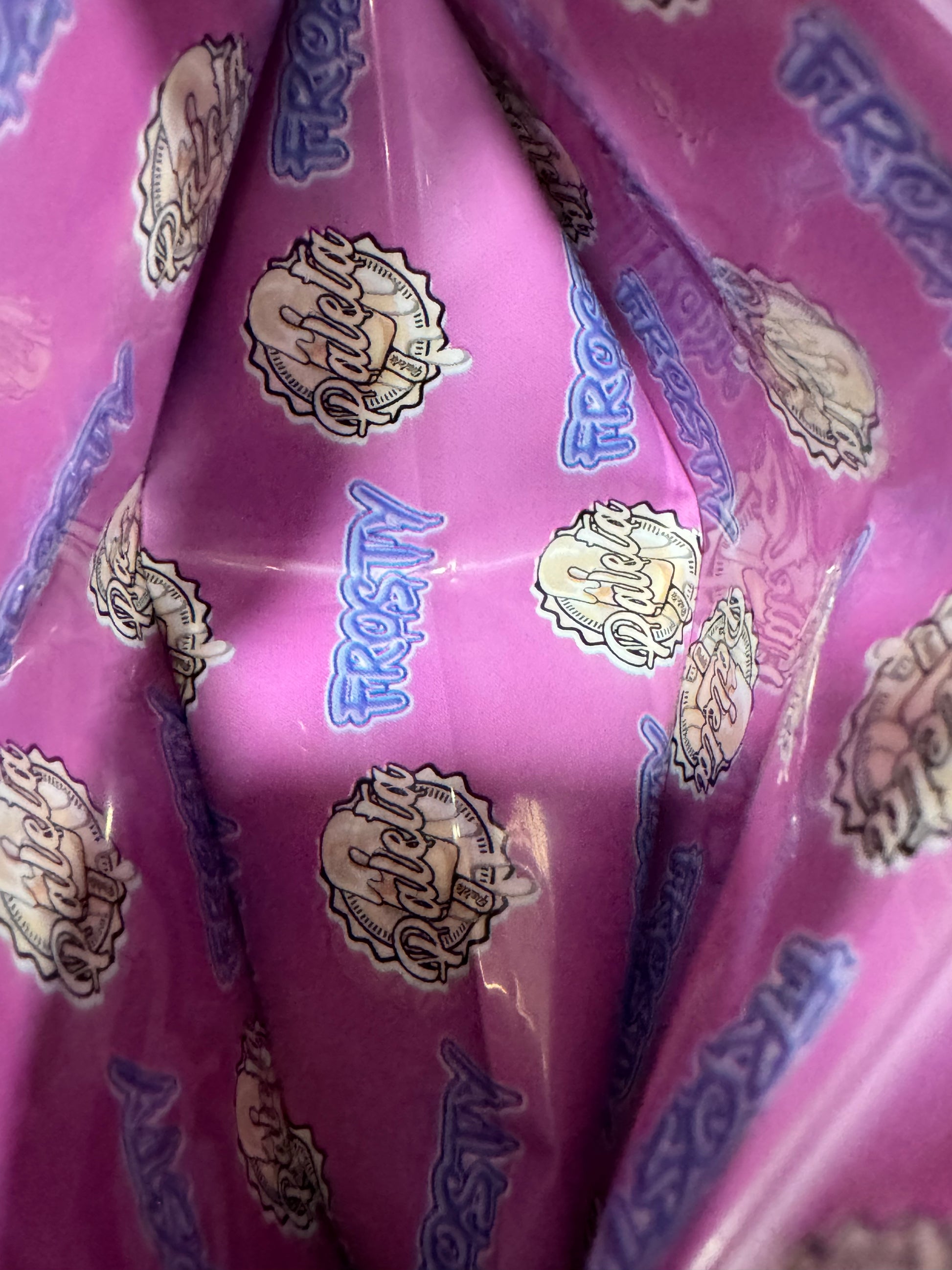 Hubbba Bubbba Paleta Mylar Bags 3 5G Frosty — 3.5g pre‑printed mylar bag — back