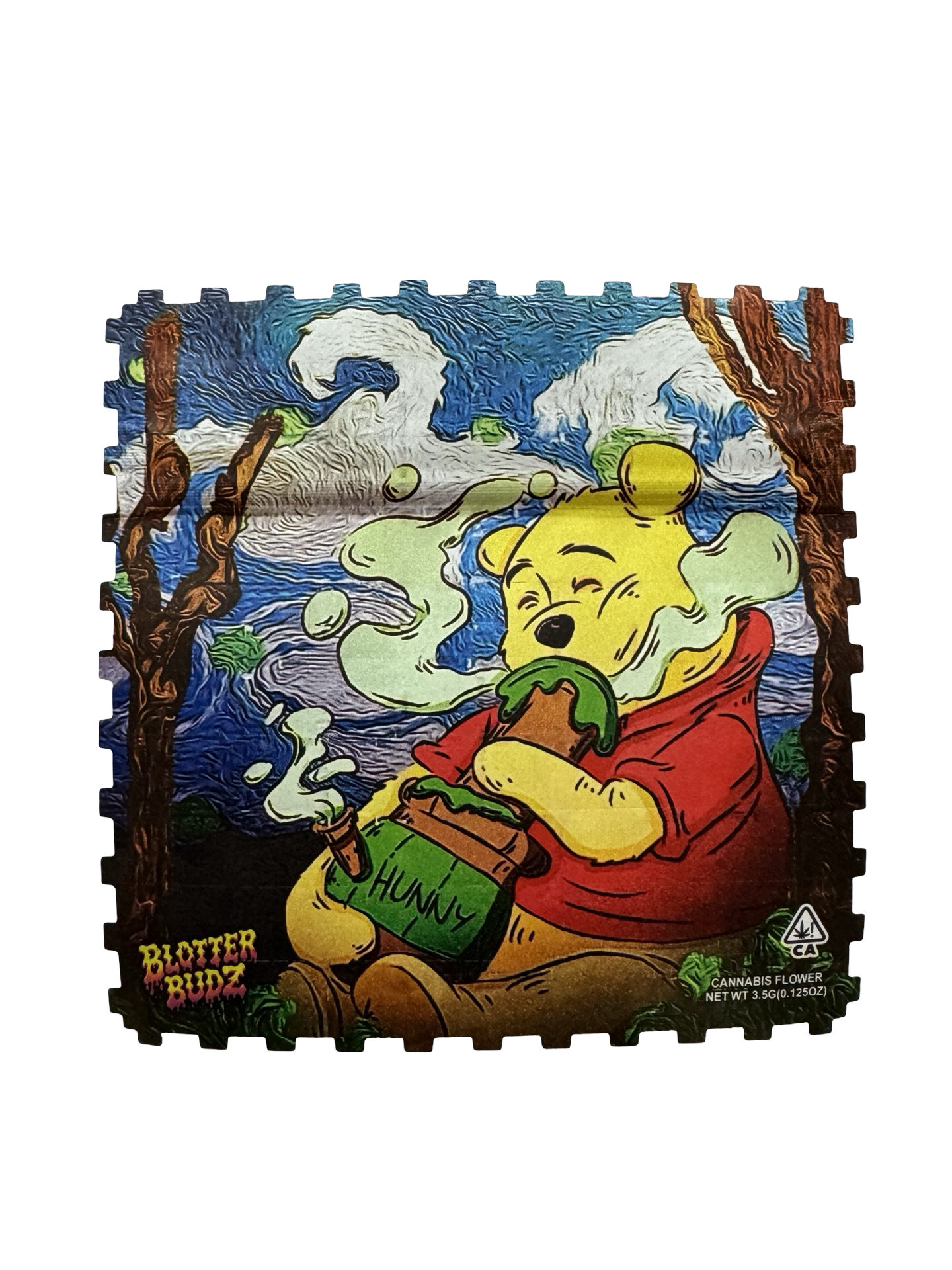 Hunny Mylar Bags 3.5g Blotter Budz