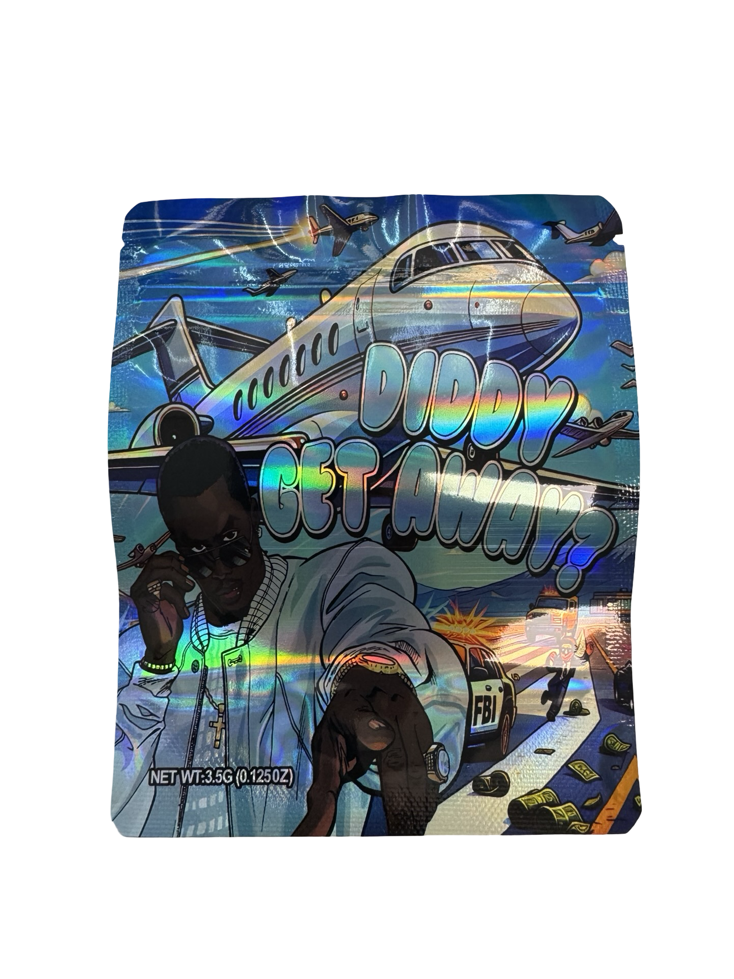 Diddy Get Away 3.5g Mylar Bags ($0.09 per bag)