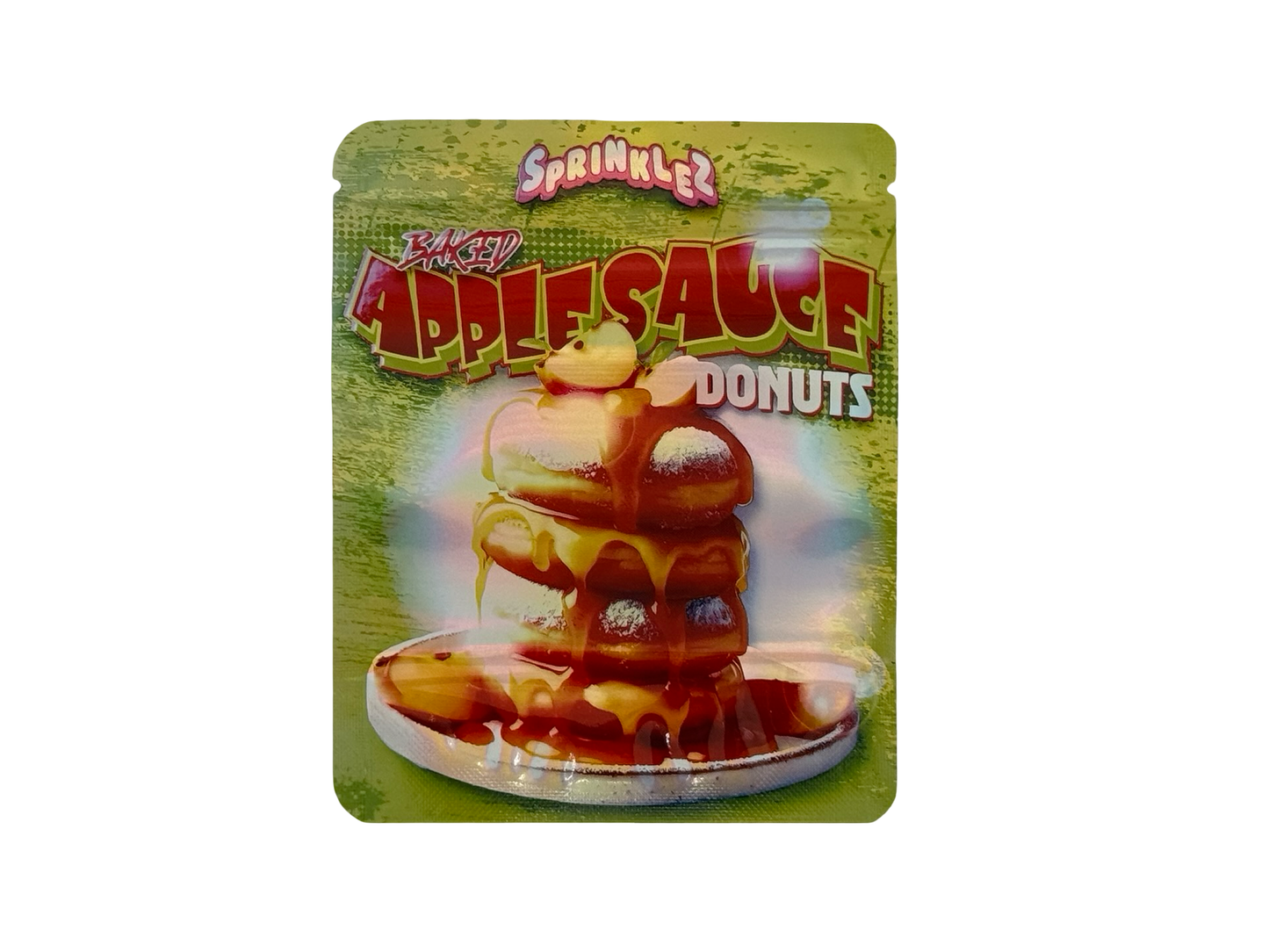 Baked Apple Sauce Donuts 3.5g Mylar Bags Sprinklez ($0.09 per bag) - Fire Mylar