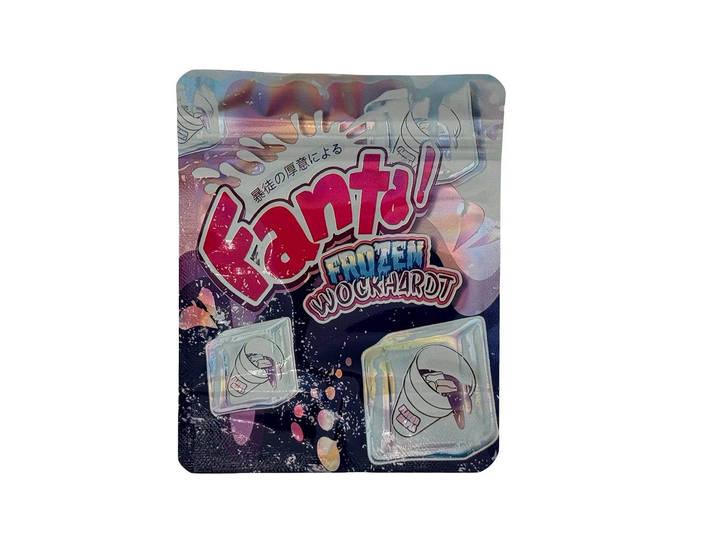 Frozen Wockhardt 3.5g Mylar Bags £anta ($0.09 per bag) - Fire Mylar