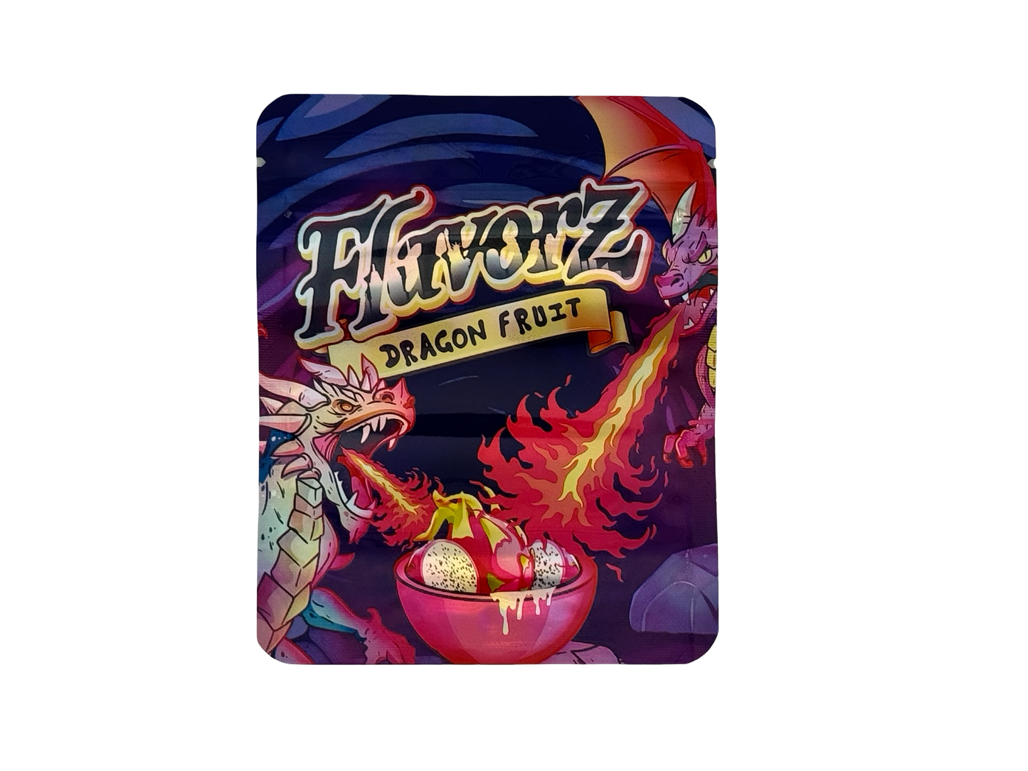 Dragon Fruit 3.5g Mylar Bags Flavorz ($0.09 per bag) - Fire Mylar