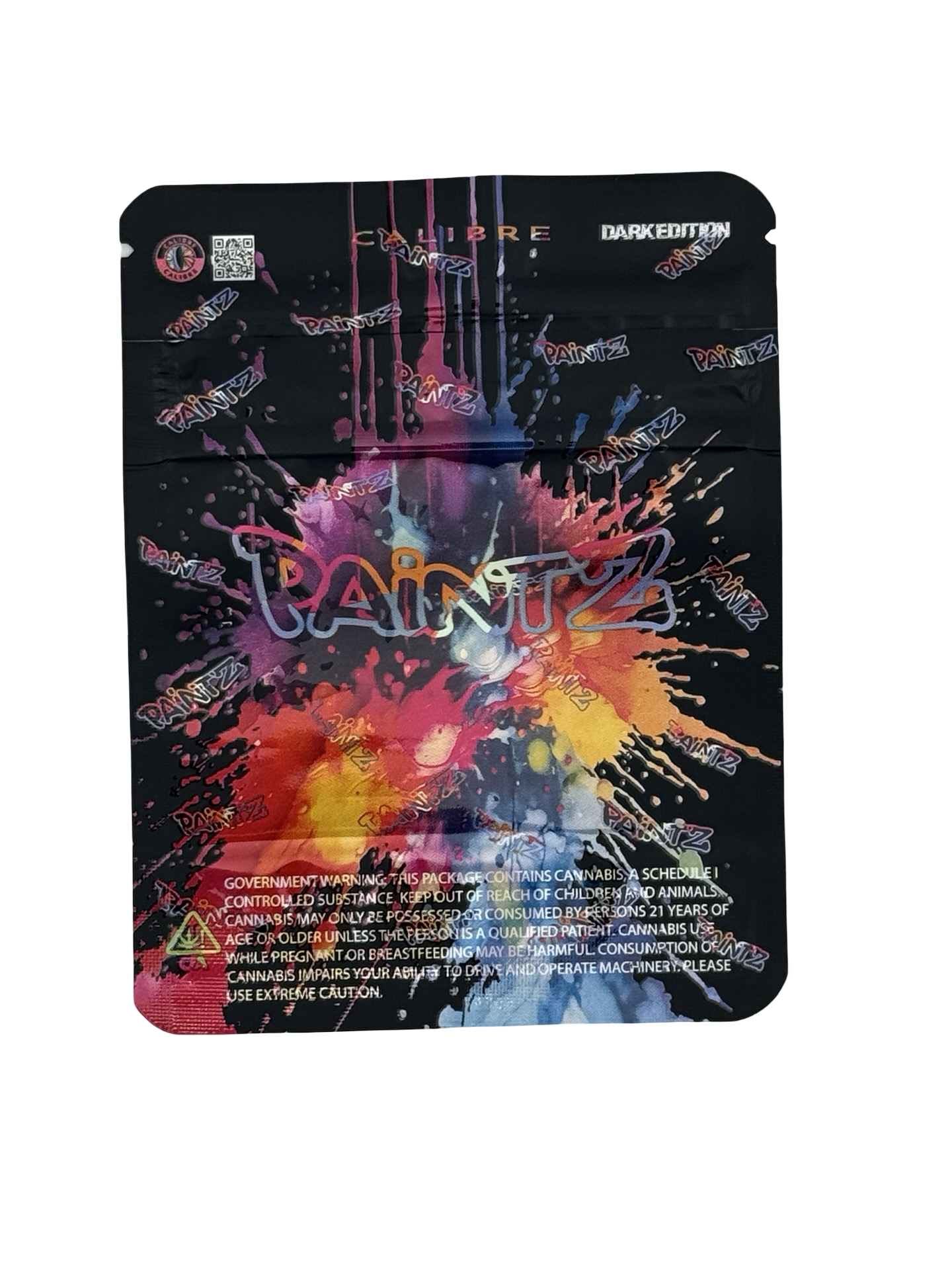 Dark Paintz Mylar Bags 3.5g Calibre - Fire Mylar