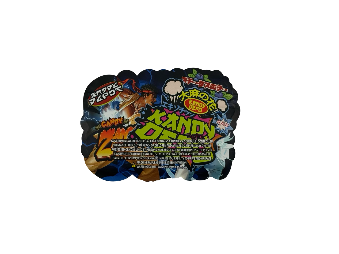 Zadouken Blueberry Pancakes Mylar Bags 3.5g Kandy Depo (Only $0.21 Each)