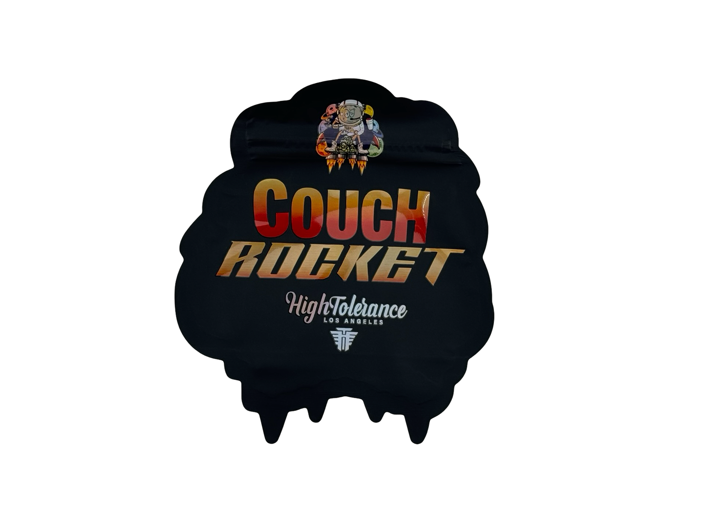 Couch Rocket 3.5g Mylar Bags High Tolerance