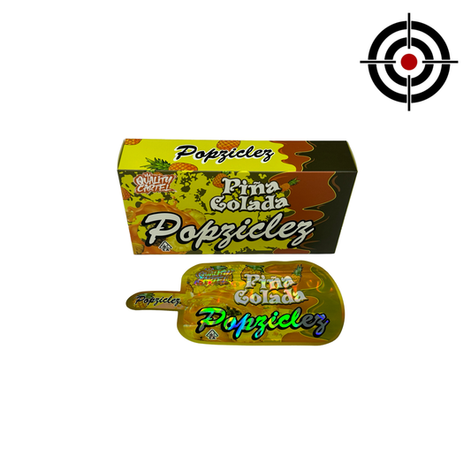 Pina Colada Popziclez 3.5g Mylar Bags & Boxes Quality Cartel