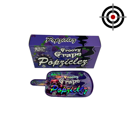 Groovy Grape Popziclez 3.5g Mylar Bags & Boxes Quality Cartel