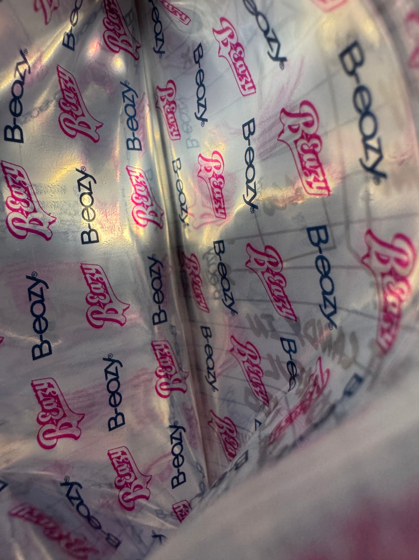 Branding 101 Composition Book Mylar Bags 3.5g B-Eazy - Fire Mylar