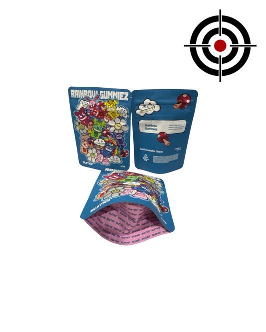 Rainbow Gummiez Mylar Bags 3.5g Sumer — 3.5g — pre‑printed mylar bag — front
