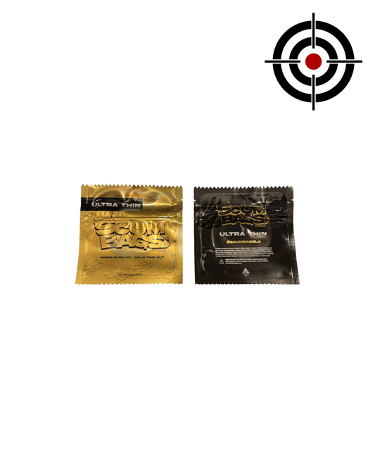 Ultra Thin Mylar Bags 3.5g Scum Bags — 3.5g pre‑printed mylar bag — front