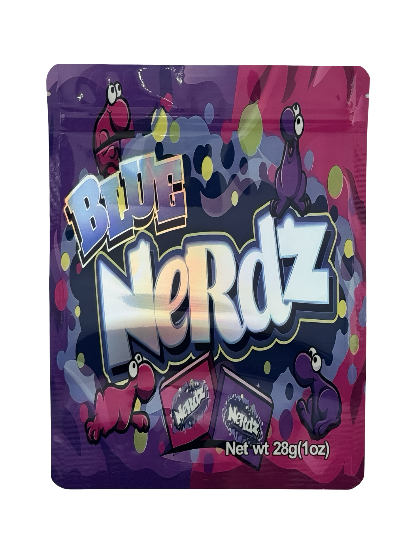 Blue Nerdz 28g Mylar Bags (1oz)
