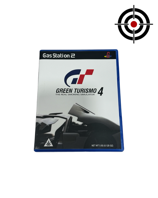 Green Turismo 4 3.5g Mylar Bag & Game Case GasStation 2